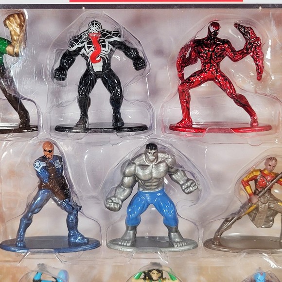 Jada Nano Metalfigs 20 piece Marvel set, Venom, Adam Warlock, Youndu, Nova New - Picture 4 of 9